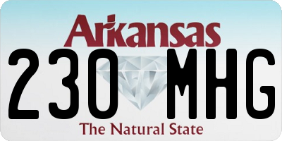 AR license plate 230MHG