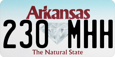 AR license plate 230MHH