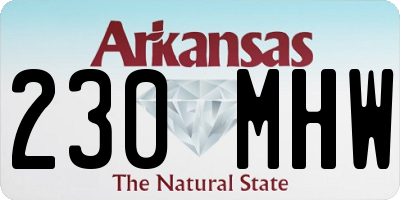 AR license plate 230MHW