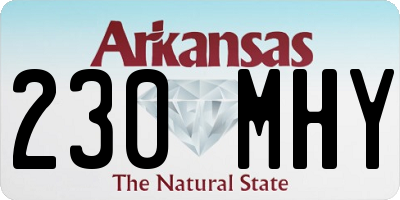 AR license plate 230MHY
