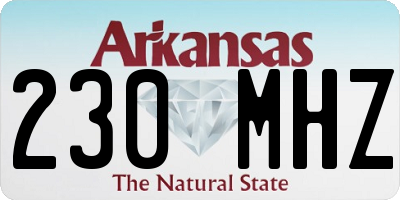 AR license plate 230MHZ