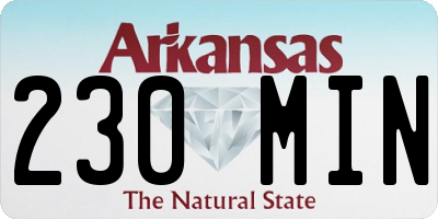AR license plate 230MIN