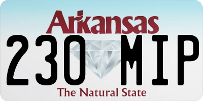 AR license plate 230MIP