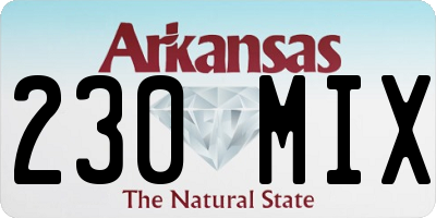 AR license plate 230MIX