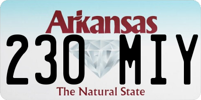 AR license plate 230MIY