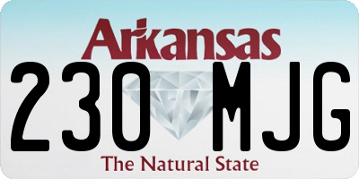 AR license plate 230MJG