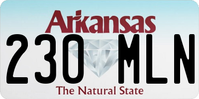 AR license plate 230MLN