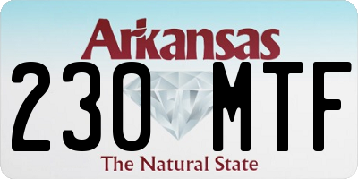 AR license plate 230MTF