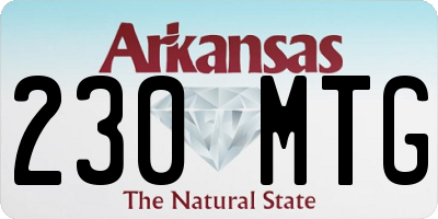AR license plate 230MTG
