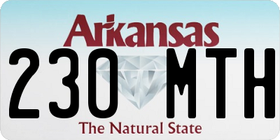 AR license plate 230MTH