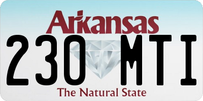 AR license plate 230MTI