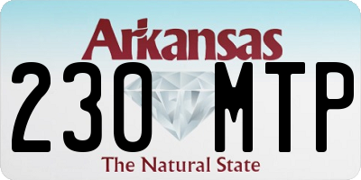 AR license plate 230MTP