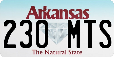 AR license plate 230MTS