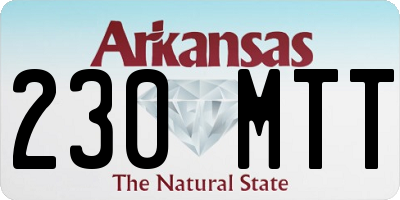 AR license plate 230MTT