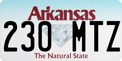 AR license plate 230MTZ