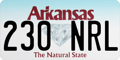 AR license plate 230NRL
