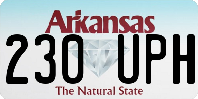 AR license plate 230UPH