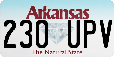 AR license plate 230UPV