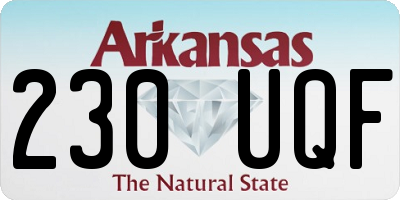 AR license plate 230UQF