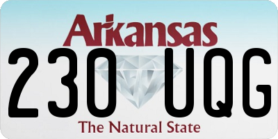 AR license plate 230UQG