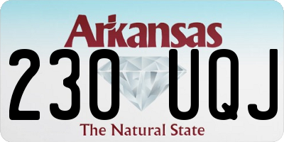 AR license plate 230UQJ