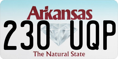 AR license plate 230UQP