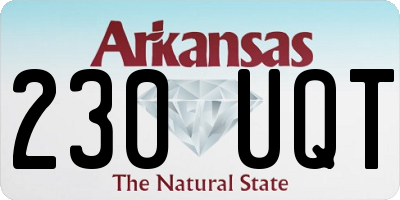 AR license plate 230UQT