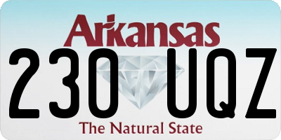 AR license plate 230UQZ