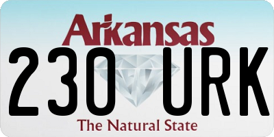 AR license plate 230URK