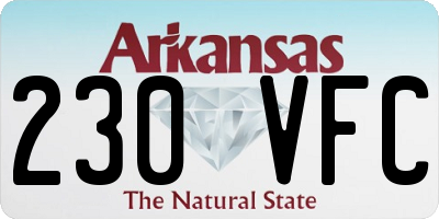 AR license plate 230VFC