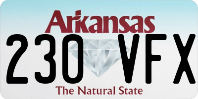 AR license plate 230VFX