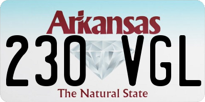 AR license plate 230VGL