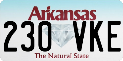 AR license plate 230VKE