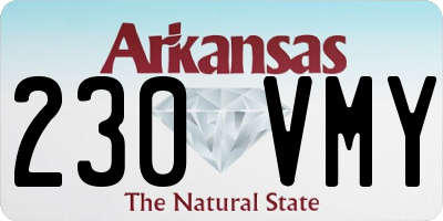AR license plate 230VMY