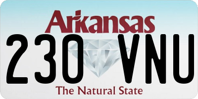 AR license plate 230VNU