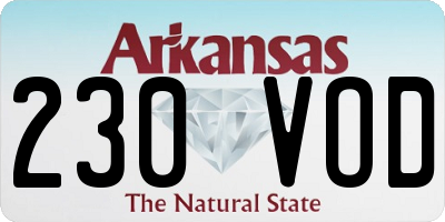 AR license plate 230VOD
