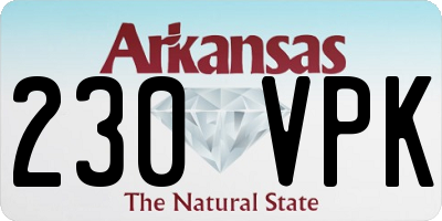 AR license plate 230VPK