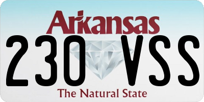 AR license plate 230VSS