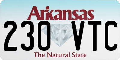 AR license plate 230VTC