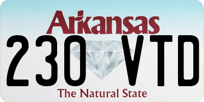 AR license plate 230VTD