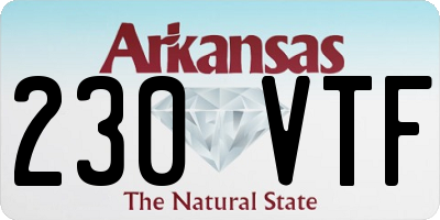AR license plate 230VTF