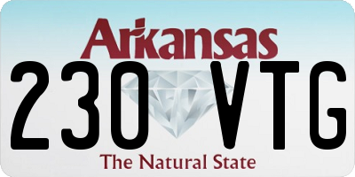 AR license plate 230VTG