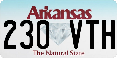 AR license plate 230VTH