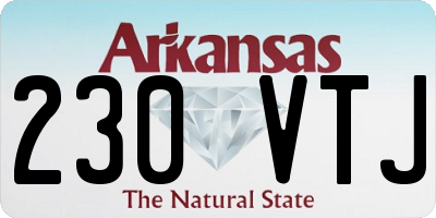 AR license plate 230VTJ