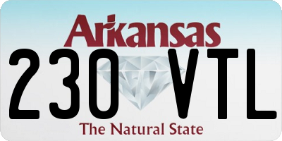 AR license plate 230VTL