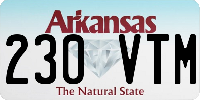 AR license plate 230VTM