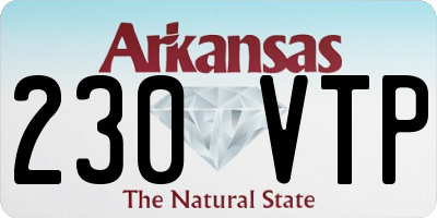 AR license plate 230VTP