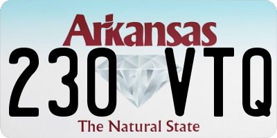 AR license plate 230VTQ