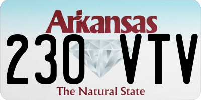 AR license plate 230VTV
