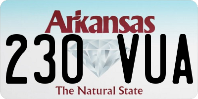 AR license plate 230VUA